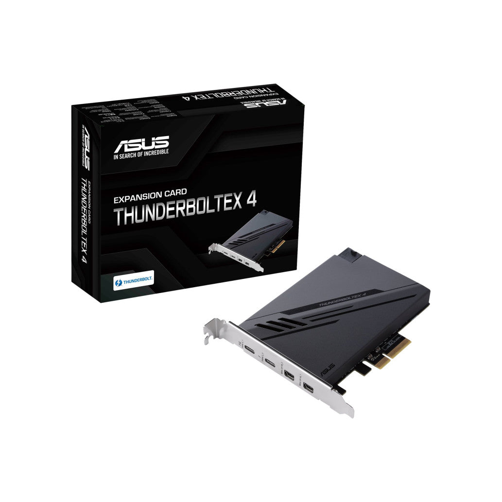 Kontroler Asus  PCI-Express => ThunderboltEX 4 Card PCIe 3.0 2xUSB-C/Thunderbolt4 2xMini-DP (90MC09P0-M0EAY0)