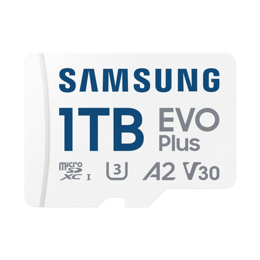 Spominska kartica microSDXC 1TB Samsung Evo Plus 160MB/s/120MB/s U3 V30 UHS-I A2  +adapter (MB-MC1T0SA/EU)