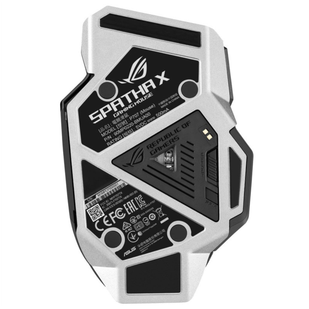 Gaming miška brezžična Asus ROG Spatha X M, črna (90MP0220-BMUA00)