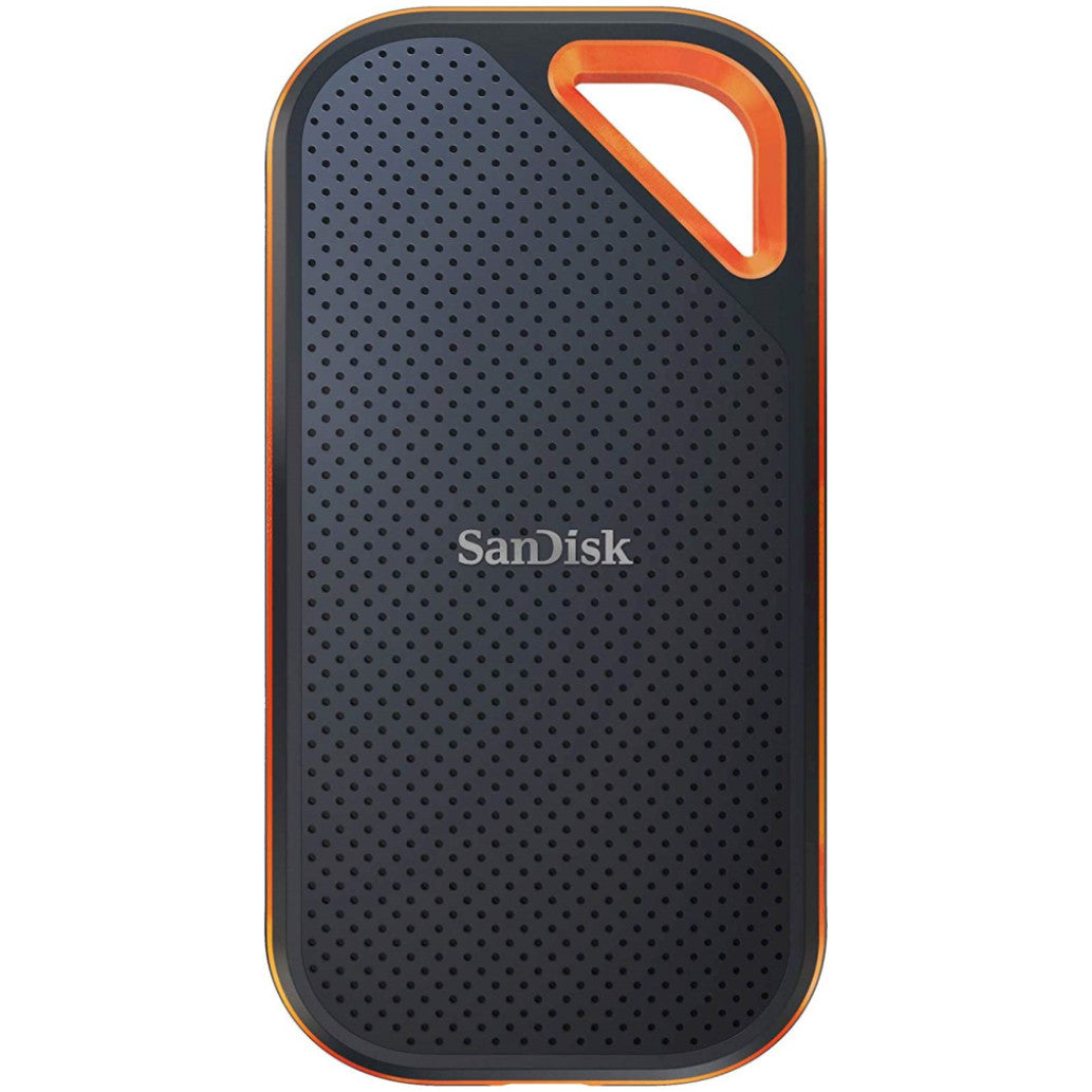 Prenosni disk SSD 4TB USB 3.2 Sandisk Extreme PRO Portable V2  2000/2000MB/s  - črna (SDSSDE81-4T00-G25)