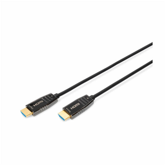 Kabel HDMI(m)=>HDMI(m) v2.1 15,00m UHD 8K/60Hz AOC hibridni optični črn Digitus (AK-330126-150-S)