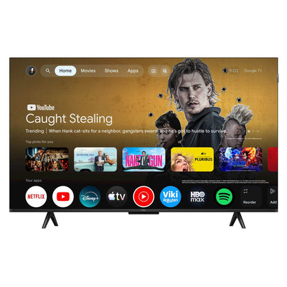 TV sprejemnik TCL 43,0" 109,2 cm 43P7L 3840x2160 QLED Google TV 3xHDMI 2xUSB BT WiFi  Dolby Vision