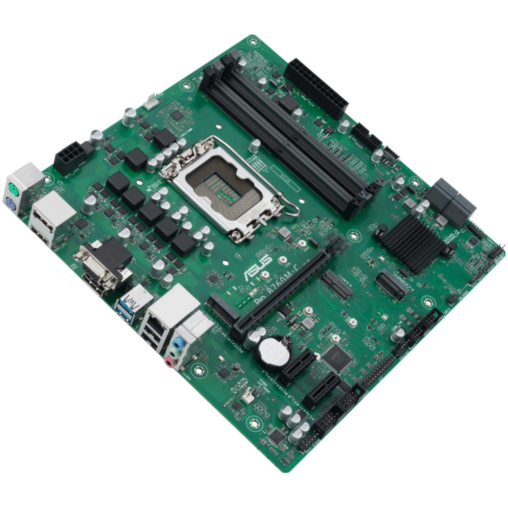 Osnovna plošča 1700 ASUS PRO B760M-C-CSM DDR5 2x M.2 VGA HDMI 2xDisplayPort (90MB1DX0-M0EAYC)