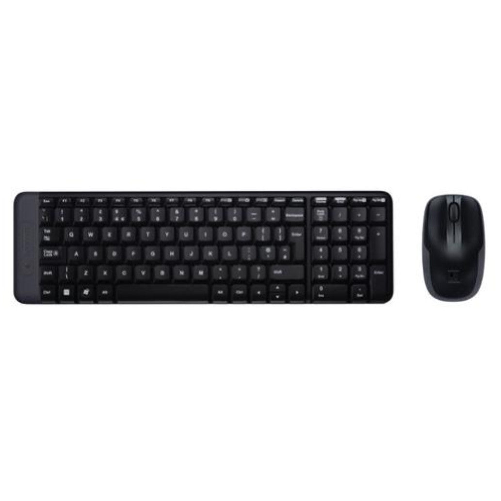 Tipkovnica in miš Logitech brezžična desktop MK220 US international črna SLO gravura ali (920-003168) (920-003161)