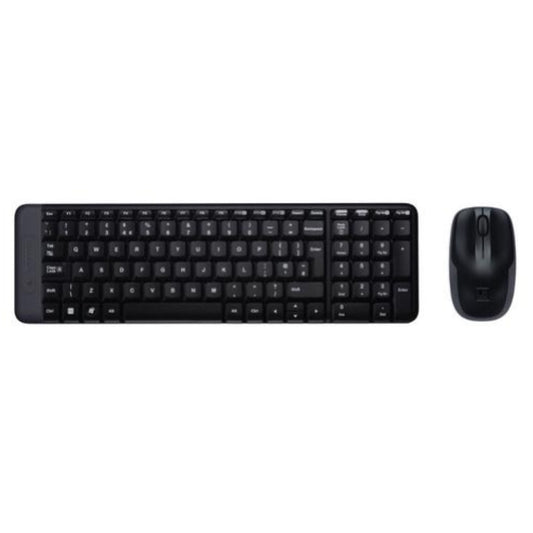 Tipkovnica in miš Logitech brezžična desktop MK220 US international črna SLO gravura ali (920-003168) (920-003161)