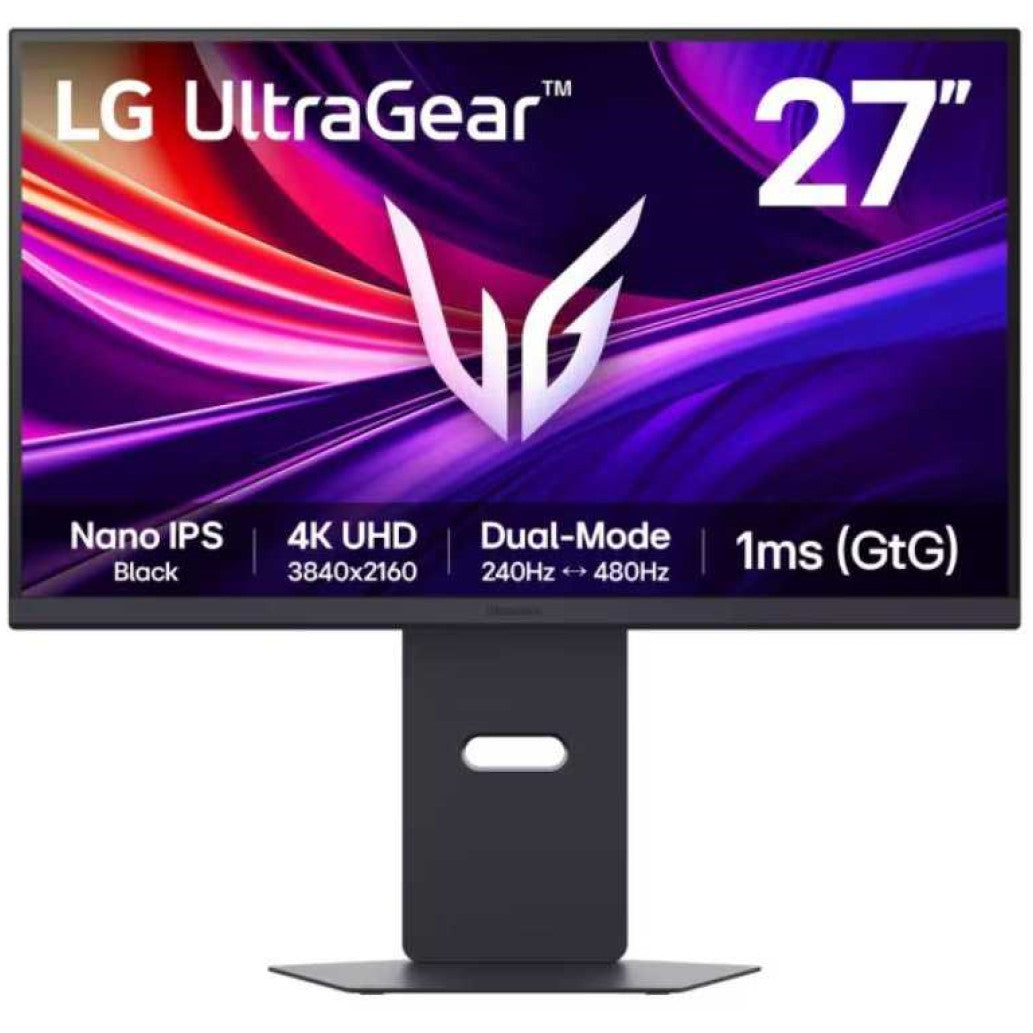 Monitor LG 68,6 cm (27,0") 27G850A-B 3840x2160 Gaming 240Hz Nano-IPS 1ms 2xHDMI DisplayPort 2xUSB3.2 Pivot  DCI-P3-99% FreeSync Premium PRO G-Sync Compatible HDR600 UltraGear 480Hz na 1920x1080