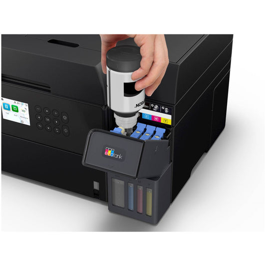 Tiskalnik multifunkcijski brizgalni barvni Epson EcoTank Office L6370 A4 duplex tisk duplex skeniranje USB LAN WiFi 18ppm (C11CL43403)