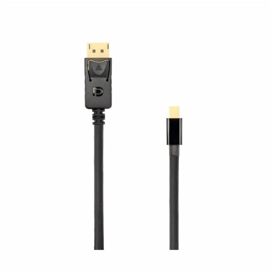 Kabel DisplayPortmini(m)=>DisplayPort(m) 2,00m črn SBOX (DP-MINI-DP-2)