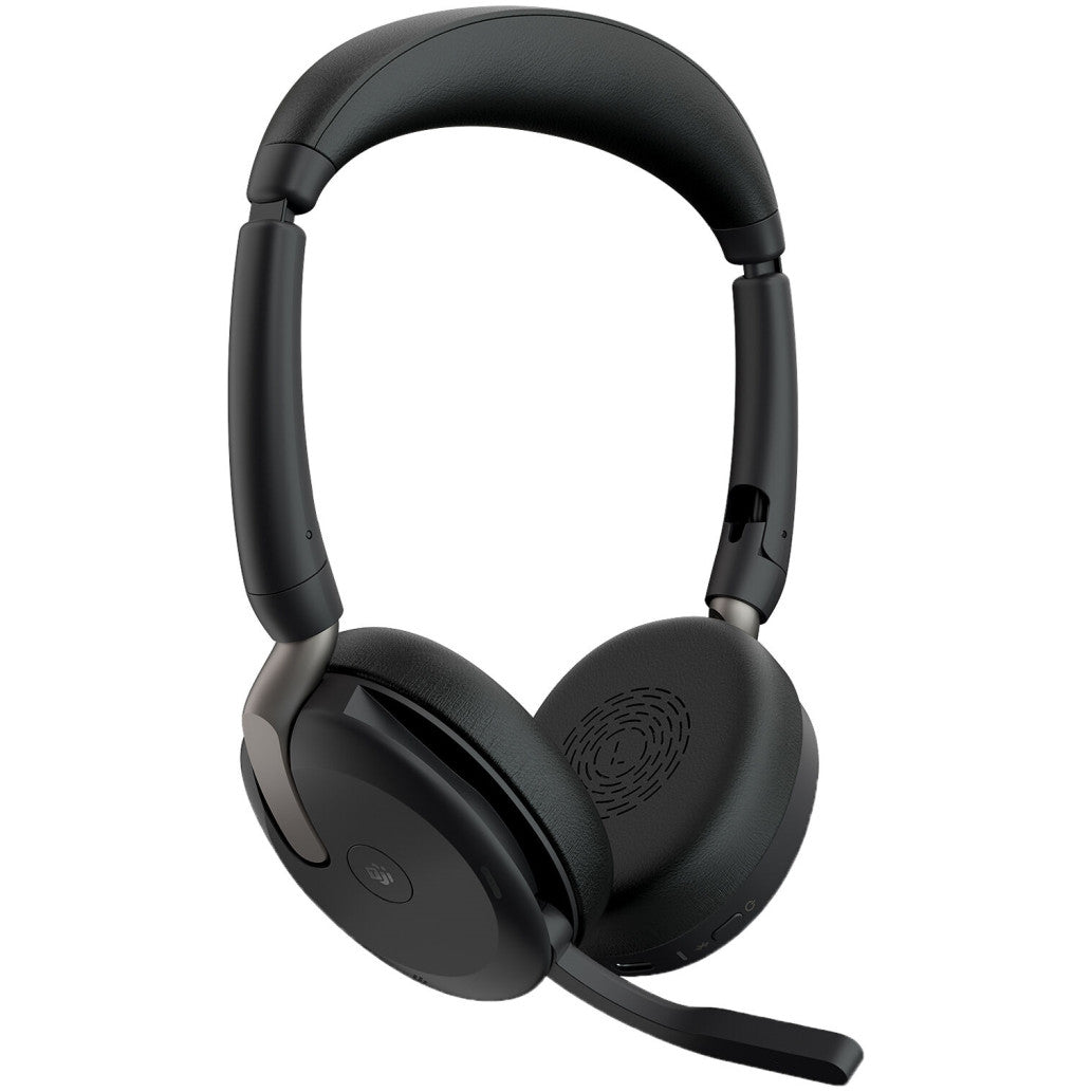 Slušalke brezžične Jabra naglavne BT USB-C/USB-A Evolve2 65 flex črna (26699-989-899)