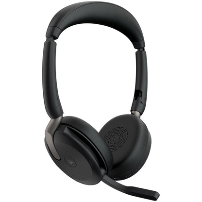 Slušalke brezžične Jabra naglavne BT USB-C/USB-A Evolve2 65 flex črna (26699-989-899)