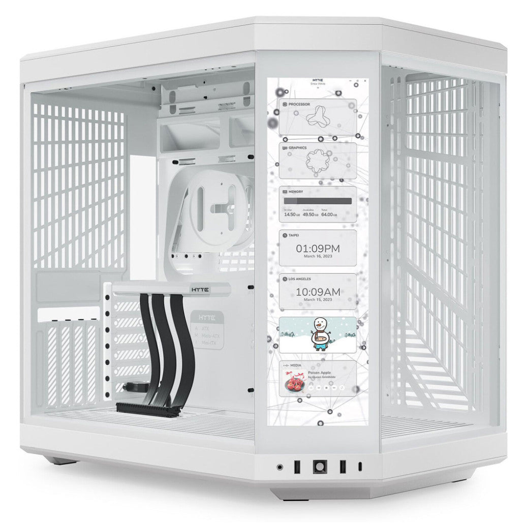 Ohišje Hyte Y70 Touch ATX - bela