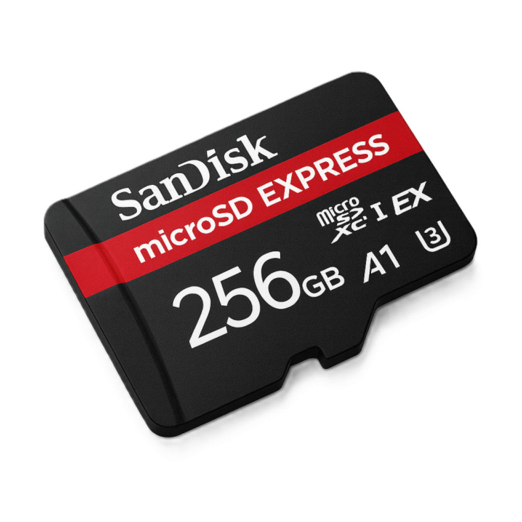 Spominska kartica microSDXC 256GB Sandisk Express 880MB/s/650MB/s U3 UHS-I A1 SDExpress NVMe Nintendo Switch 2 (SDSQXFN-256G-GN4NN)