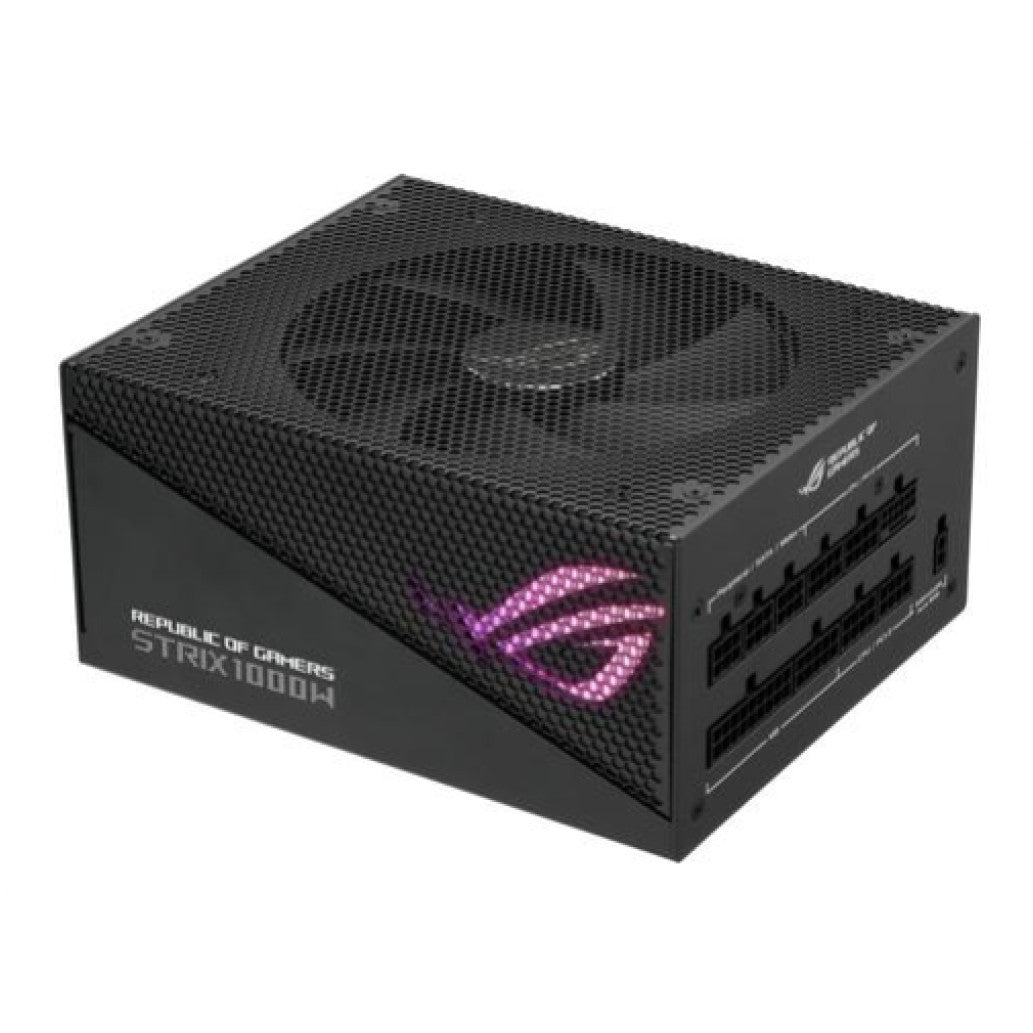 Napajalnik - 1000W Asus ROG STRIX Aura Edition 80Plus Gold 91,5% ATX 12V Modular RGB črna (90YE00P1-B0NA00)