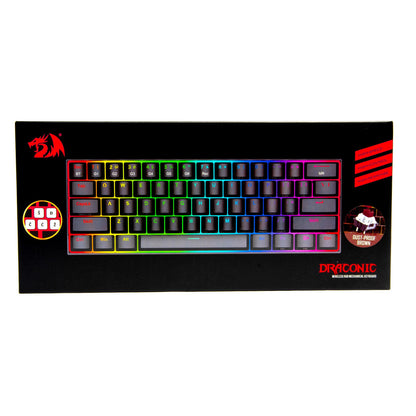 Gaming Tipkovnica USB-C Redragon DRACONIC K530 | SLO gravura črna RGB rjava stikala (10467)