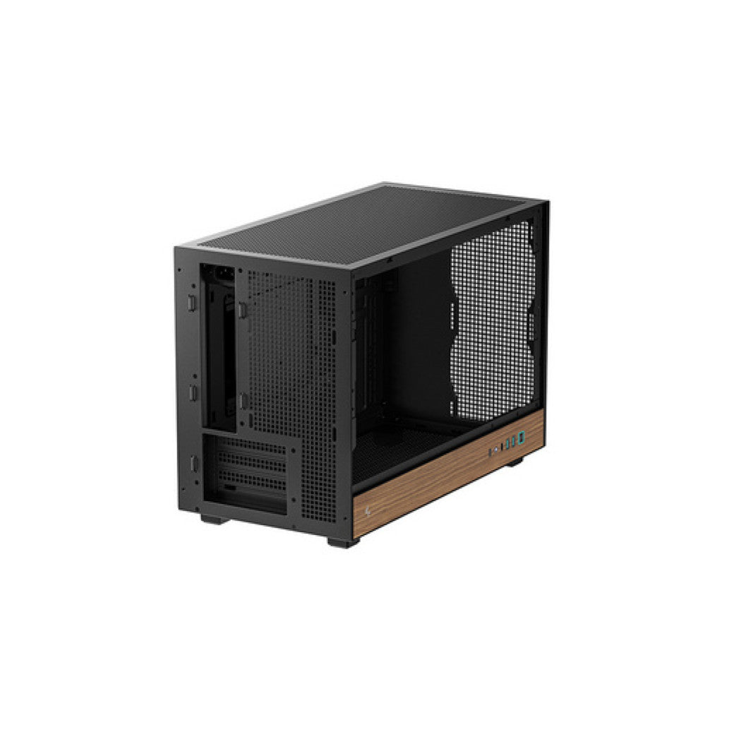 Ohišje Deepcool CH260 WOOD microATX - črna