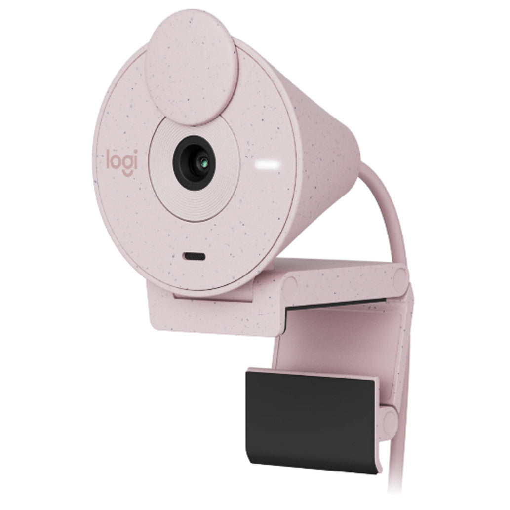 Spletna kamera Logitech Brio 300 2MP FHD 30FPS 70° USB-C roza (960-001448)