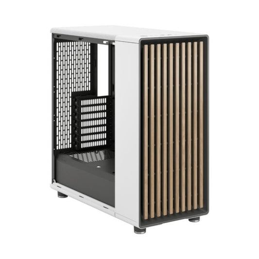 Ohišje Fractal Design North Chalk (steklena stranica) MidiATX - bela