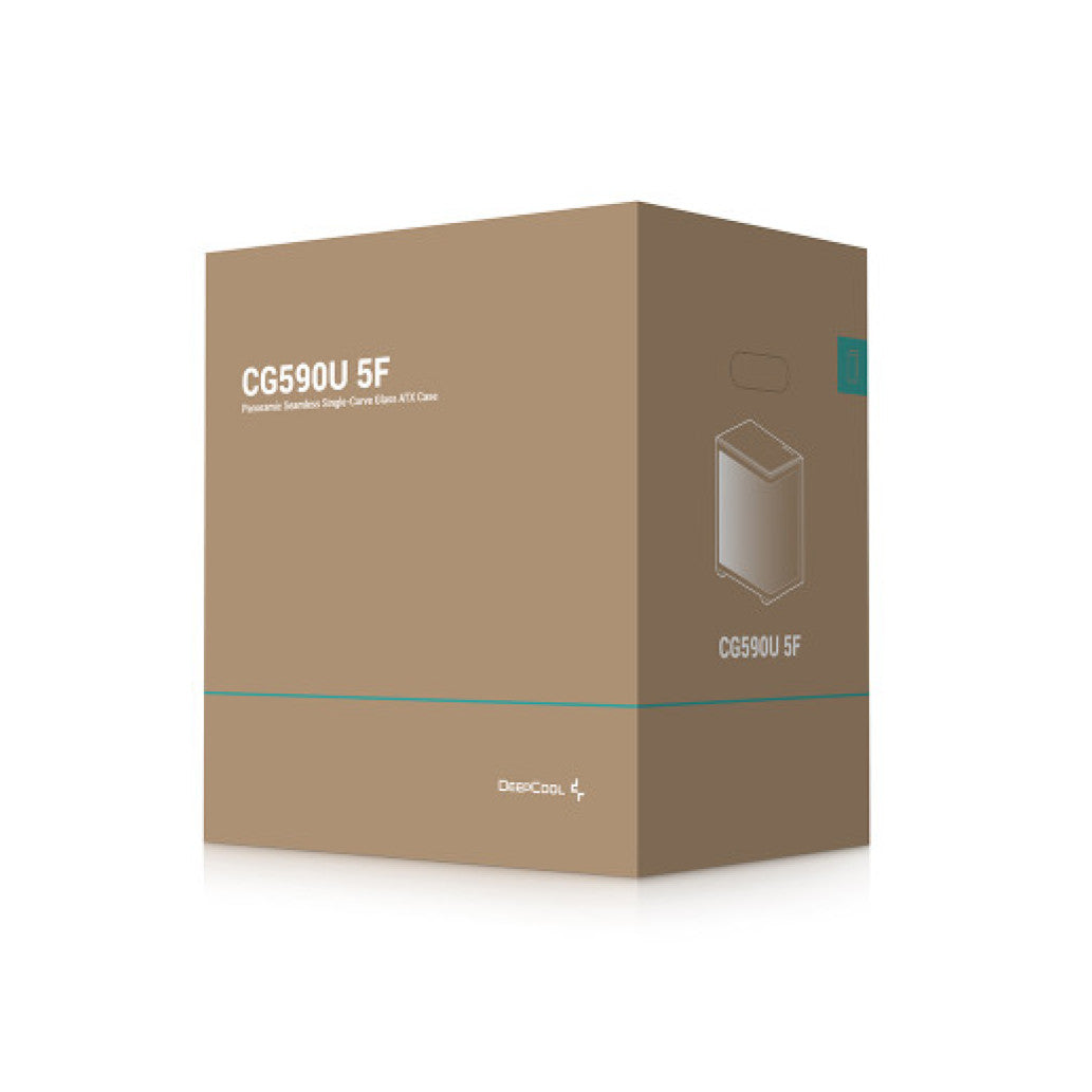 Ohišje Deepcool CG590U 5F MidiATX - črna ARGB