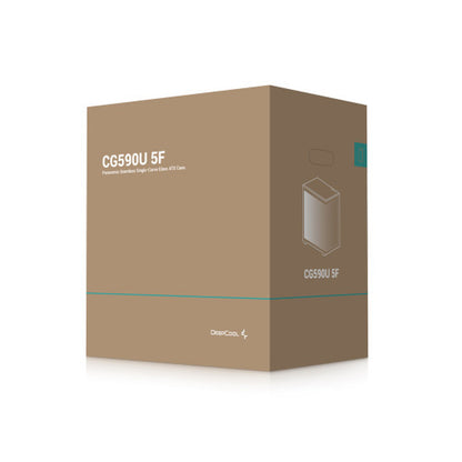 Ohišje Deepcool CG590U 5F MidiATX - črna ARGB