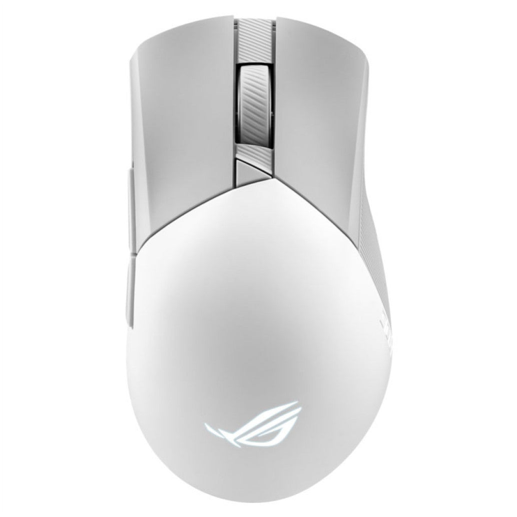 Miš Asus brezžična ROG Gladius III AimPoint optična gaming 36000DPI RGB bela (90MP02Y0-BMUA10)