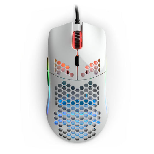 Gaming miška USB Glorious GO-GWHITE M, bela (GO-GWHITE)
