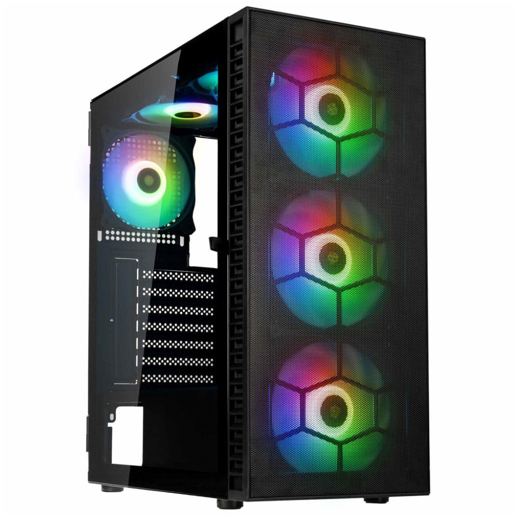 Ohišje Kolink OBSERVATORY HF MESH MidiATX - črna ARGB