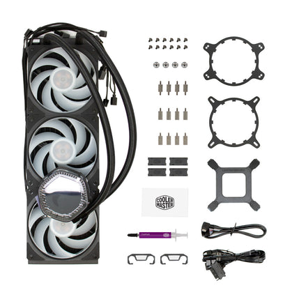 Vodno hlajenje Cooler Master MasterLiquid ION - 360mm RGB črna (MLY-D36M-A24PZ-R1)