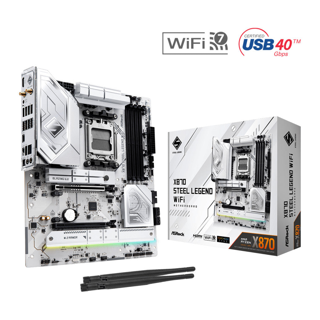 Osnovna plošča AM5 Asrock Steel Legend WiFi ATX 1xHDMI 2.1