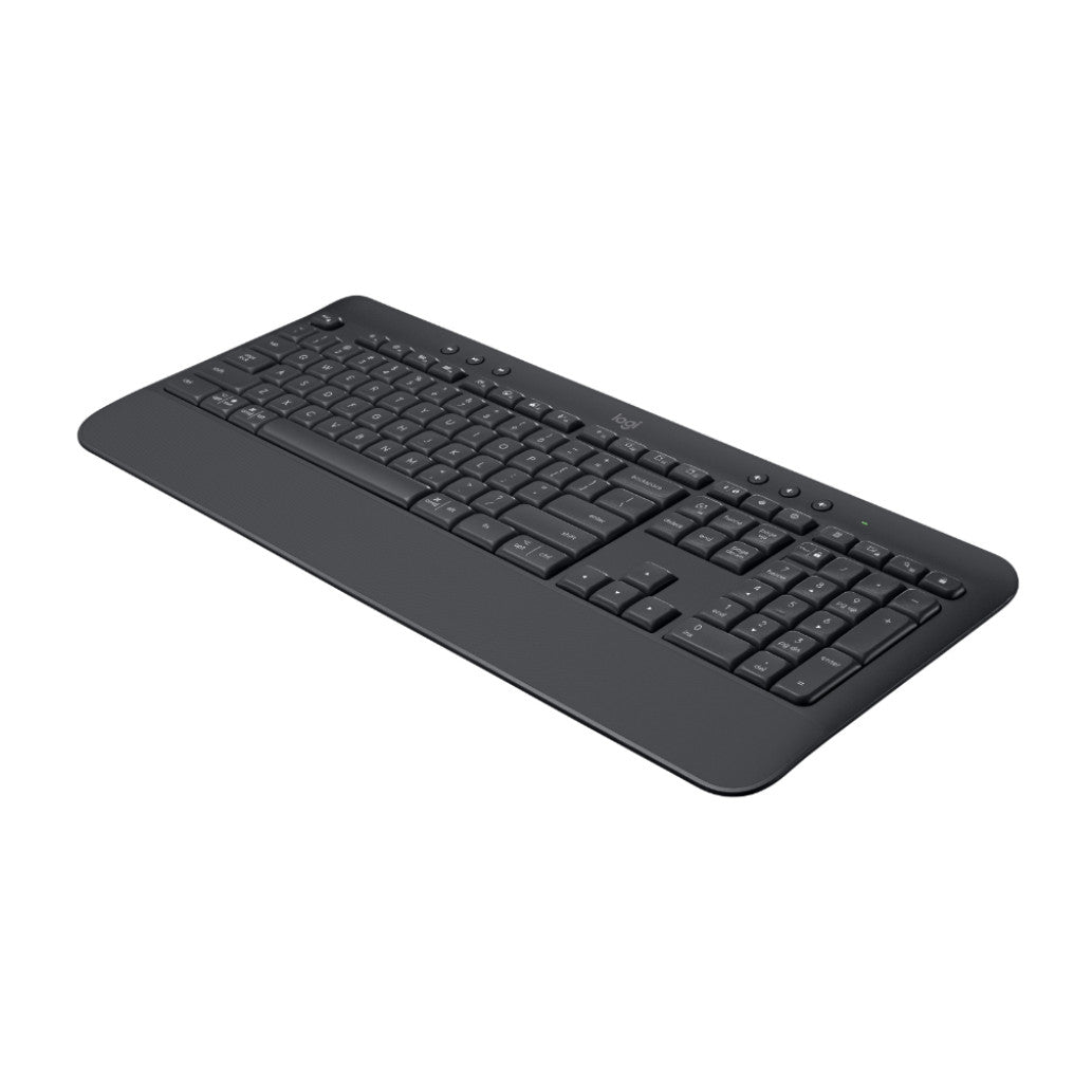 Tipkovnica brezžična + Bluetooth Logitech K650 Signature US international | SLO gravura grafitna (920-010945)