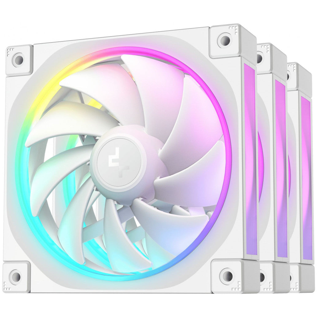 Ventilator Deepcool FL12 120mm bela RGB