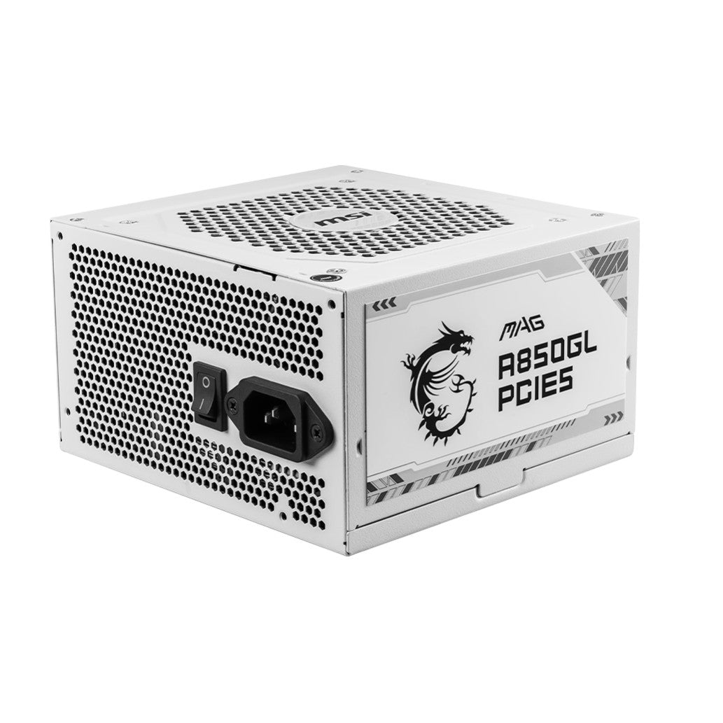 Napajalnik - 850W MSI MAG A850GL 80Plus Gold 90% ATX 3.1 (Gen5) Modular 120mm bela (30919872)