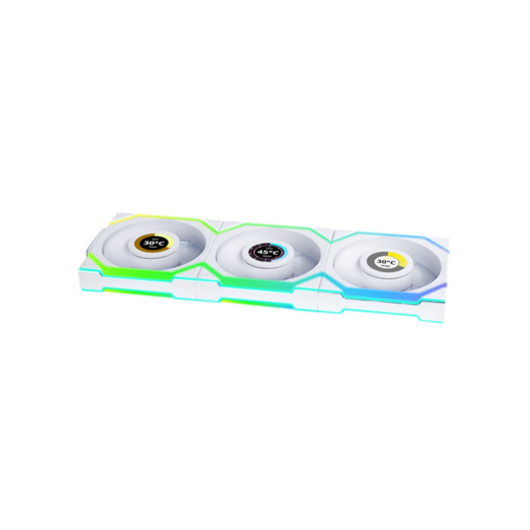 Ventilator Lian-Li UNI FAN SL Wireless 120mm bela ARGB (3 pack + kontroler)