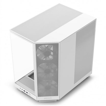 Ohišje NZXT H6 Flow MidiATX - bela RGB