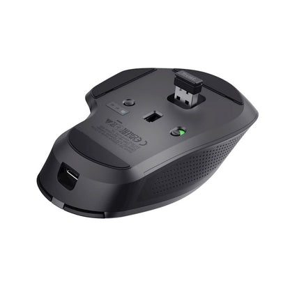 Miš brezžična + Bluetooth Trust Ozaa+ 3200DPI 6 gumbov črna (24820)
