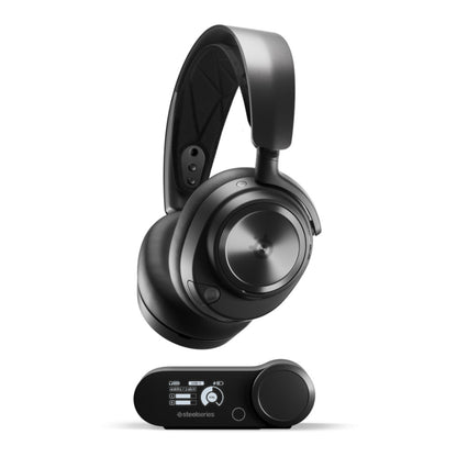 Slušalke brezžične SteelSeries naglavne z mikrofonom BT Arctis Nova Pro črne ANC (61520)