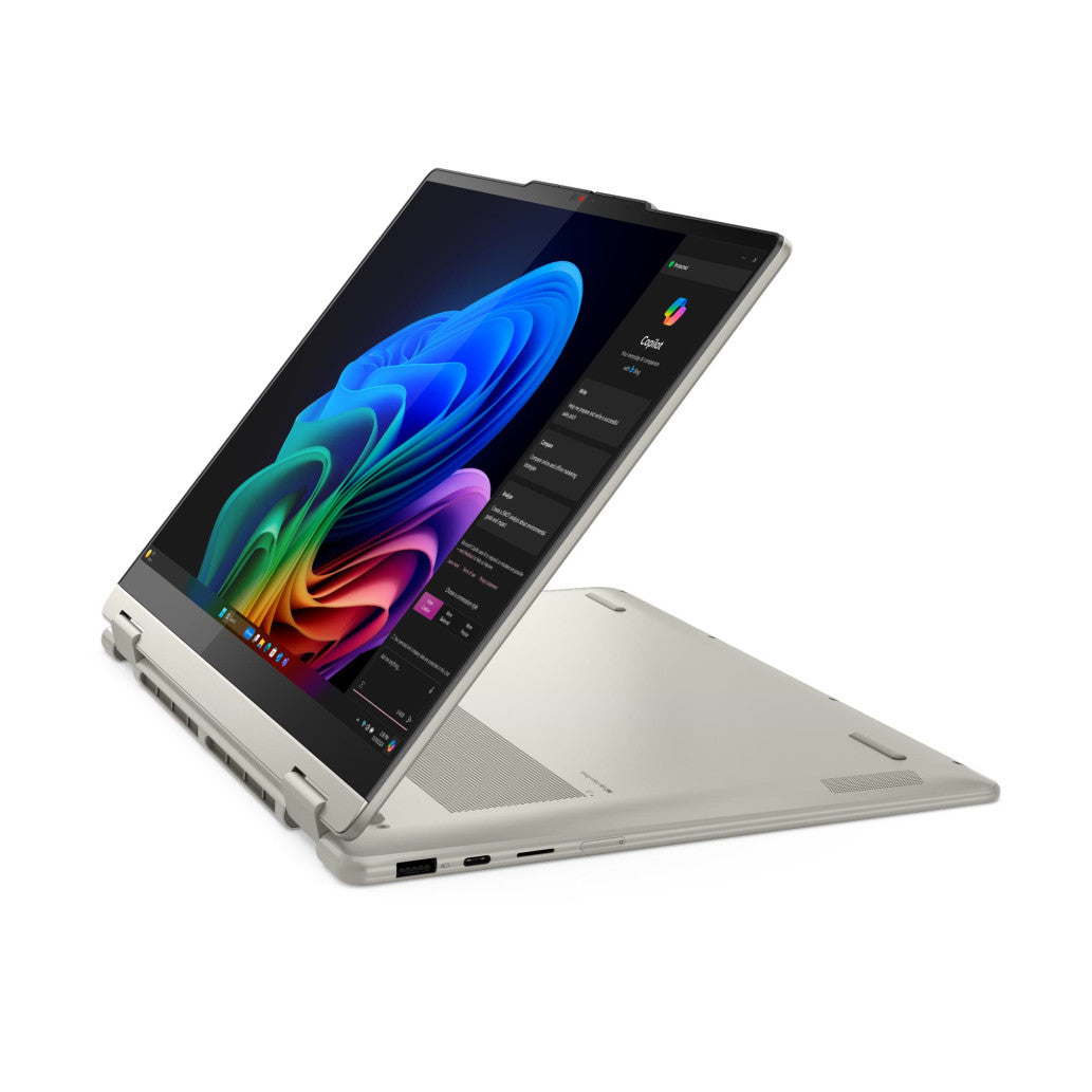 Prenosnik Lenovo 35,5 cm (14,0") Yoga 7 2-in-1 1920x1200 OLED na dotik 400nit Ryzen AI 5 340/16GB/SSD1TB/BL/AI Chip: 50 TOPs/ALU/AMD Radeon 840M/Win11Home (83JR0021SC)