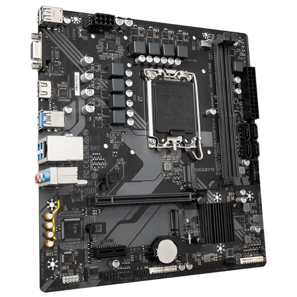 Osnovna plošča 1700 GigaByte B760M H DDR4 ATX 1xVGA 1xHDMI 2.1