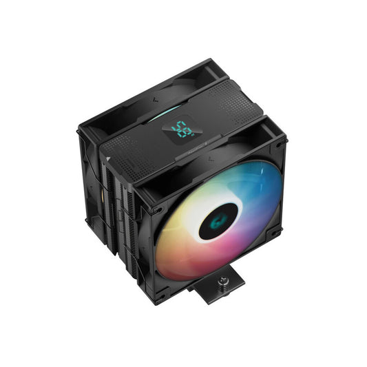 Zračni hladilnik DeepCool AG400 Digital Plus - 120mm 31,6 dB 153mm ARGB črna (R-AG400-BKADMP-G-1)