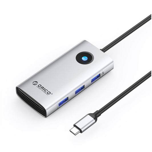 Priklopna postaja USB-C => Orico PW11-6P HDMI 3xUSB3.0 1xUSB-C 1xUSB-C 100W (ORICO-PW11-6P-SV-EP)