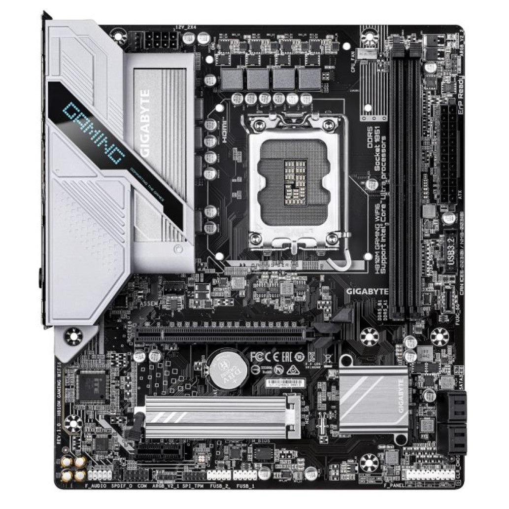 Osnovna plošča LGA1851 GigaByte H810M GAMING WIFI6 microATX HDMI 1xDisplayPort 2.1