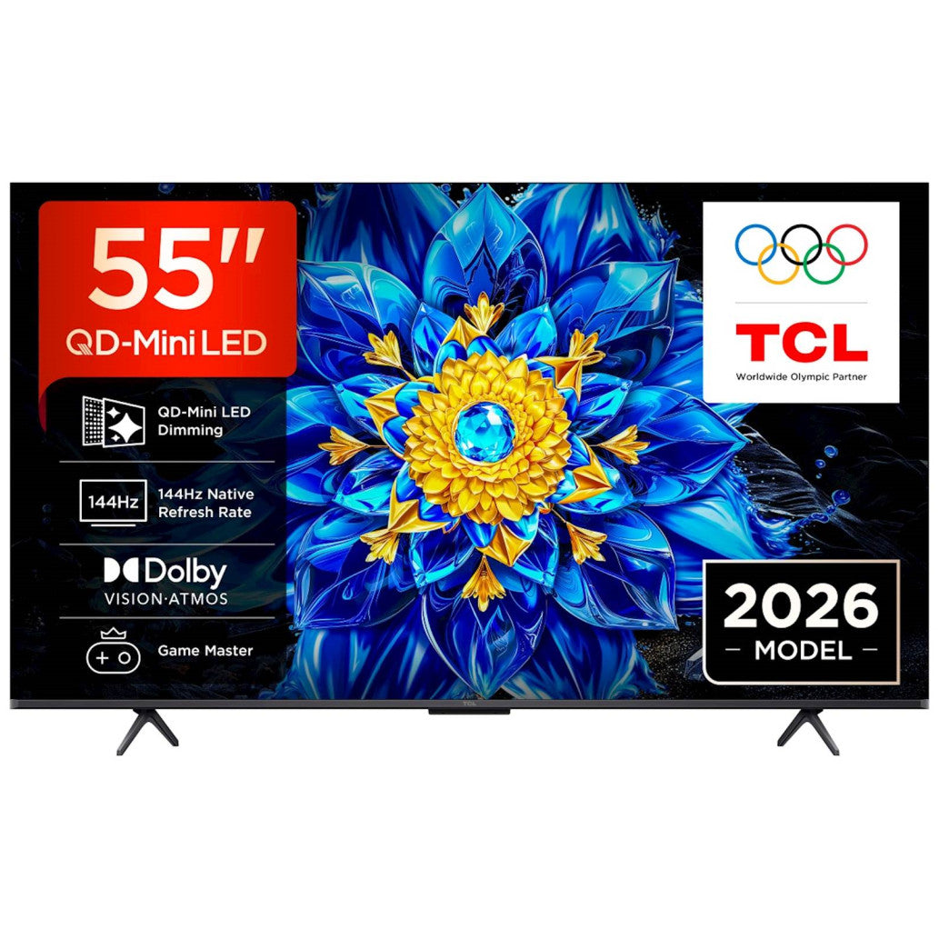 TV sprejemnik TCL 55,0" 139,7 cm 55P8L 3840x2160 QD MINI LED Google TV 4xHDMI WiFi LAN RJ45 BT