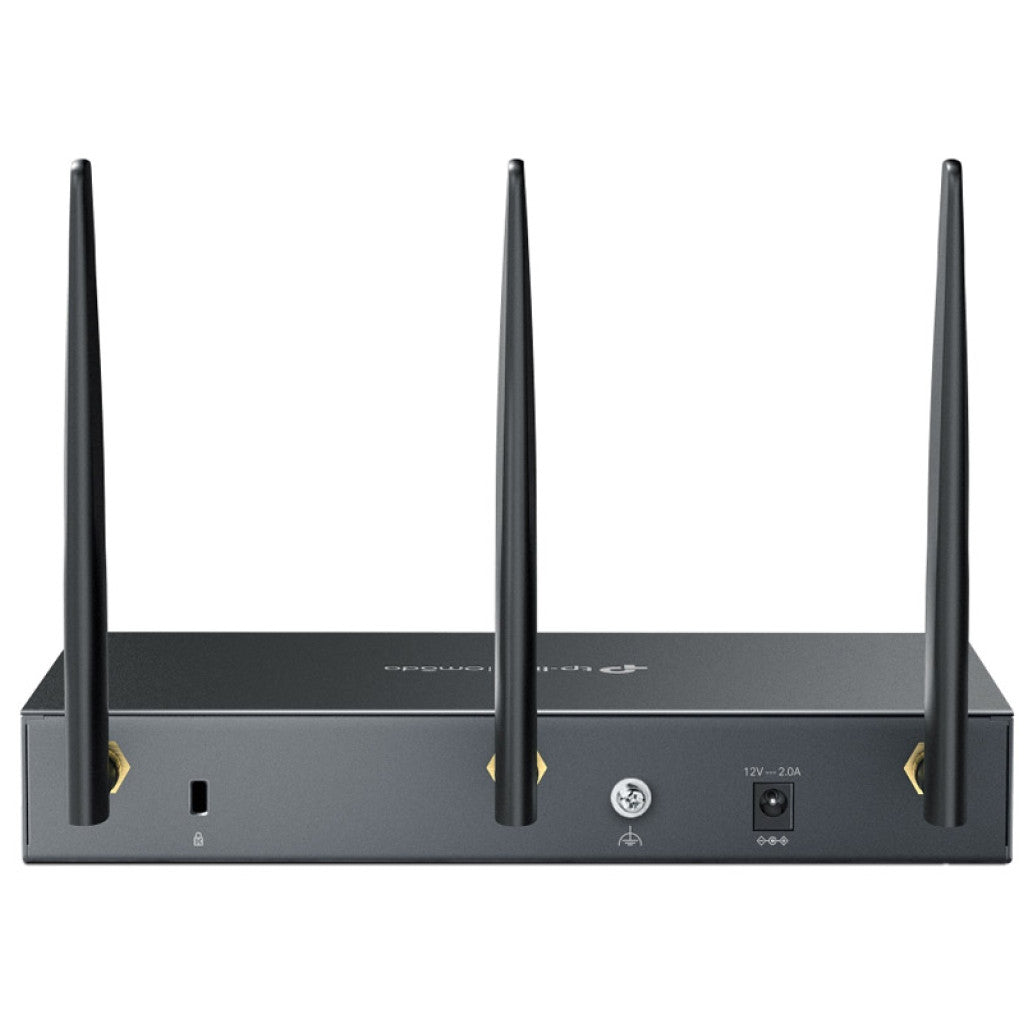 Usmerjevalnik brezžični TP-Link gigabit WiFi6 802.11ax AX3000 2402Mbit/s 4xLAN+WAN+SFP 3x antena (ER706W)