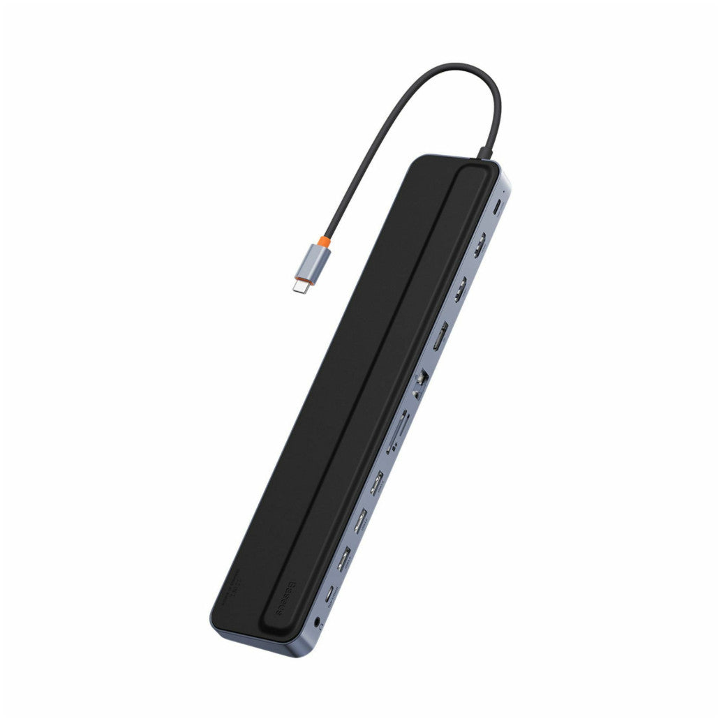 Priklopna postaja USB-C => BASEUS EliteJoy Gen2 2xHDMI 1xDisplayPort 3xUSB USB-C 100W RJ45 Čitalec kartic (WKSX030213)