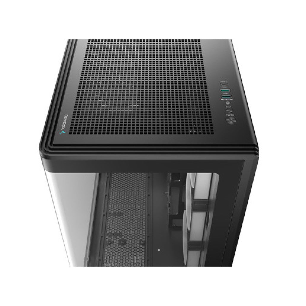 Ohišje Deepcool CG590U 5F MidiATX - črna ARGB