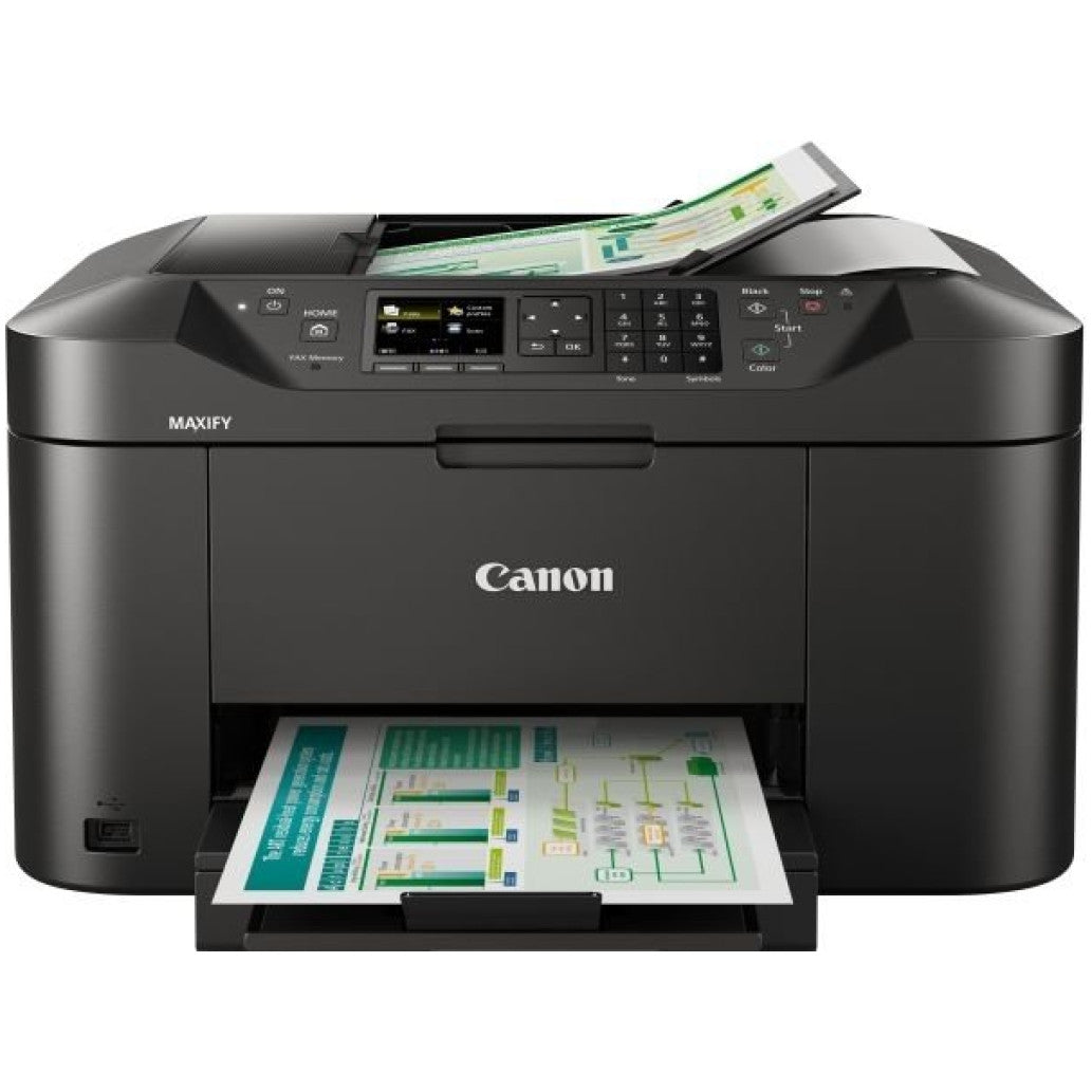 Tiskalnik multifunkcijski brizgalni barvni Canon Maxify MB2150 A4 duplex tisk enostransko skeniranje USB LAN WiFi 16ppm (0959C009AA)