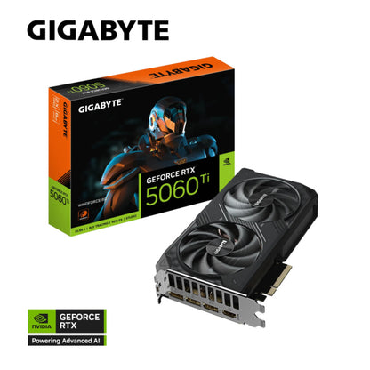 Grafična kartica nVidia RTX5060Ti GigaByte WINDFORCE - 8GB GDDR7 (GV-N506TWF2-8GD)