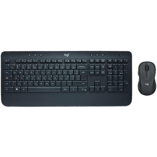 Tipkovnica in miš Logitech brezžična desktop MK545 US international črna Unyfiying Combo advanced SLO gravura (920-008923)