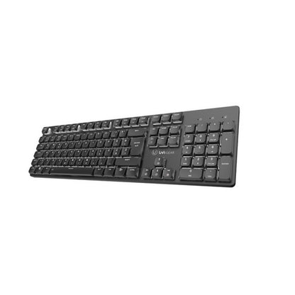 Tipkovnica brezžična + Bluetooth USB-C UVI Leaf Wireless  SLO | Slovenski nabor znakov črna (UVILEAFWLESS)