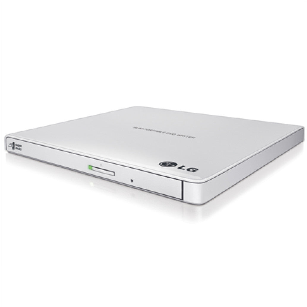DVD-RW Externi Sandberg USB 24x slim zunanji zapisovalnik bele barve (GP57EW40)