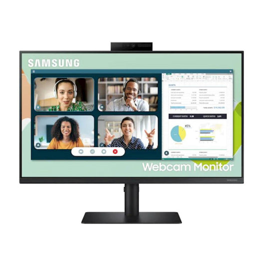 Monitor Samsung 59,7 cm (23,5") S24A400VEU 1920x1080 75Hz IPS 5ms VGA HDMI DisplayPort 3xUSB3.0 Pivot Kamera Zvočniki  FreeSync